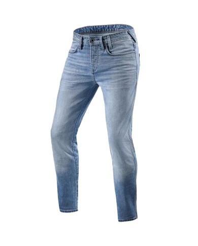 PANTALONES VAQUEROS REVIT PISTON 2 SKINNY FIT AZUL GASTADO LARGO 34