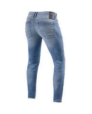 PANTALONES VAQUEROS REVIT PISTON 2 SKINNY FIT AZUL GASTADO LARGO 34