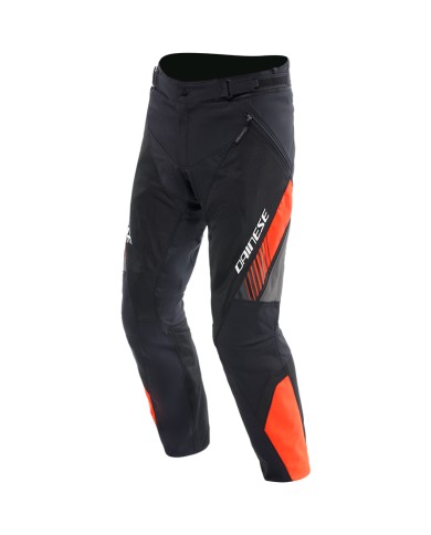 PANTALONES DAINESE DRAKE 2 AIR ABSOLUTESHELL BLACK/RED FLUO