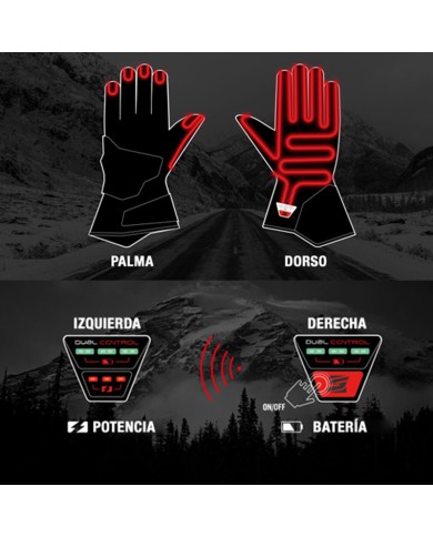 GUANTES CALEFACTABLES FIVE HG3 EVO WATERPROOF LADY BLACK