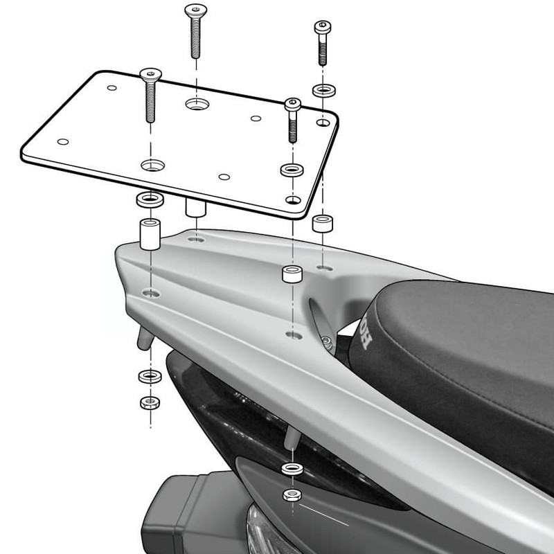 KIT DE FIJACIÓN POSTERIOR SHAD H0VS12ST HONDA VISION