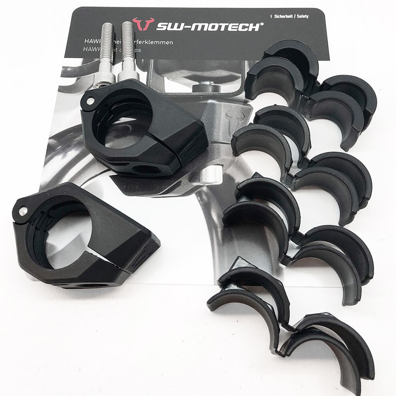 JUEGO DE ABRACERAS PARA FAROS ADICIONALES SW-MOTECH NSW.00.004.13000/B