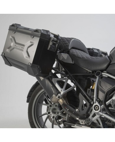 PACK MALETAS LATERALES + ESCAPE AKRAPOVIC + SOPORTES SW-MOTECH BMW KFT.07.664.72000/B