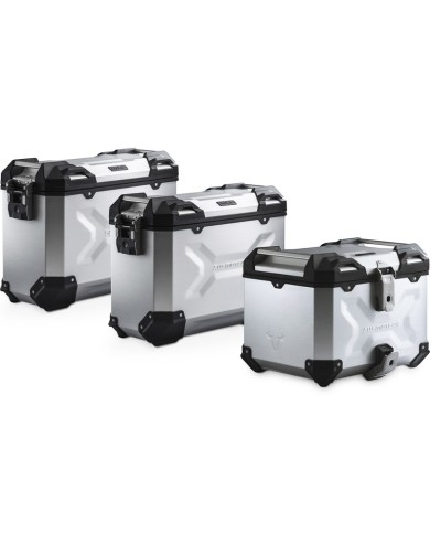 PACK MALETAS LATERALES + BAUL + BOLSAS + SOPORTES SW-MOTECH BMW ADV.07.664.75100/S