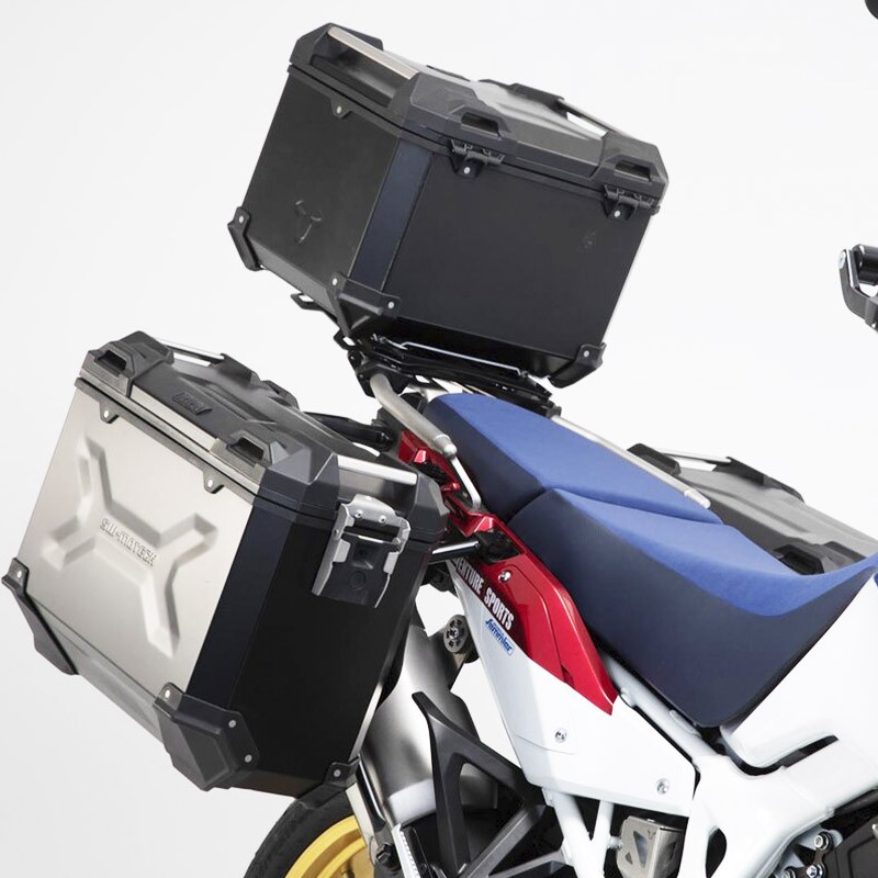 PACK MALETAS LATERALES + BAUL + BOLSAS + SOPORTES SW-MOTECH HONDA ADV.01.890.75100/B