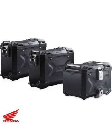 PACK MALETAS LATERALES + BAUL + BOLSAS + SOPORTES SW-MOTECH HONDA ADV.01.070.75000/B