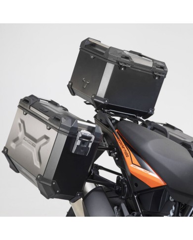 PACK MALETAS LATERALES + BAUL + BOLSAS + SOPORTES SW-MOTECH KTM ADV.04.333.75002/B