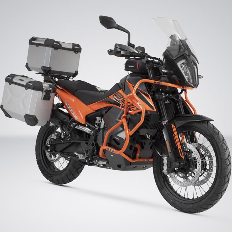 PACK MALETAS LATERALES + BAUL + BOLSAS + SOPORTES SW-MOTECH KTM ADV.04.521.75001/S