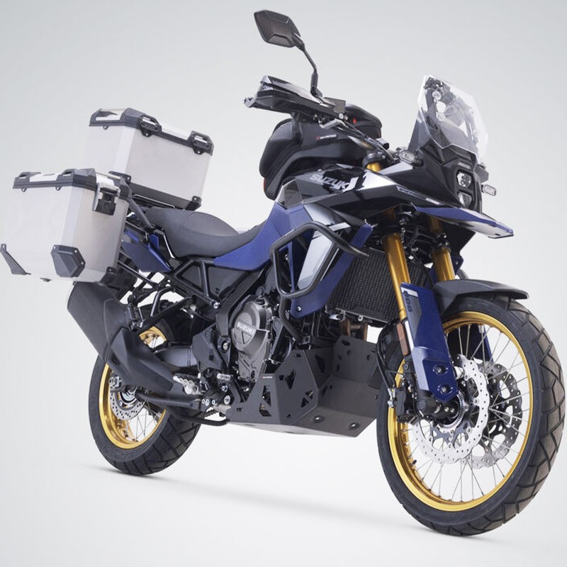 PACK MALETAS LATERALES + BAUL + BOLSAS + SOPORTES SW-MOTECH SUZUKI ADV.05.845.75000/S