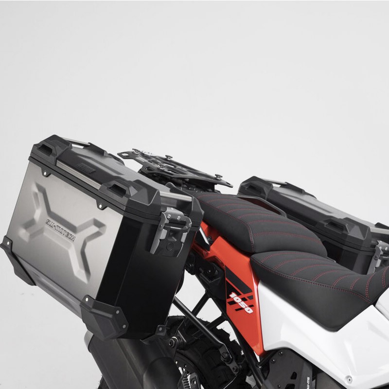 PACK MALETAS LATERALES + BAUL + BOLSAS + SOPORTES SW-MOTECH SUZUKI ADV.05.936.75000/B