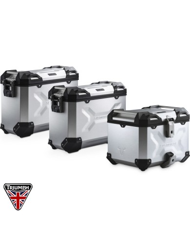 PACK MALETAS LATERALES + BAUL + BOLSAS + SOPORTES SW-MOTECH TRIUMPH ADV.11.953.75001/S