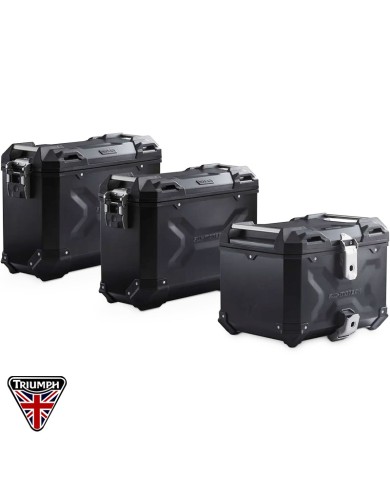 PACK MALETAS LATERALES + BAUL + BOLSAS + SOPORTES SW-MOTECH TRIUMPH ADV.11.953.75001/B