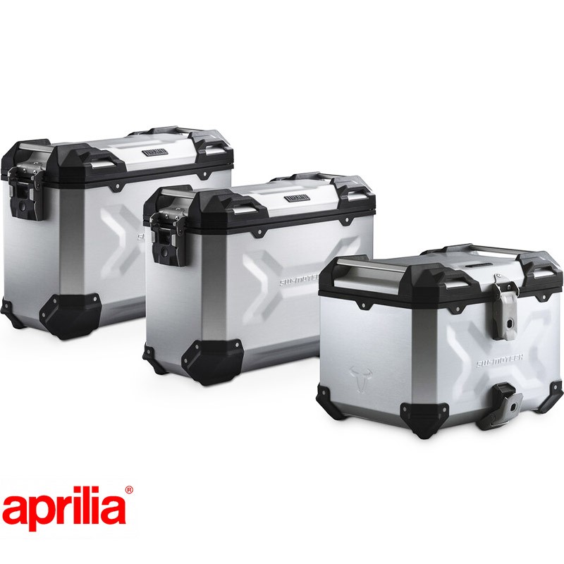 PACK MALETAS LATERALES + BAUL + BOLSAS + SOPORTES SW-MOTECH APRILIA ADV.13.849.75000/S
