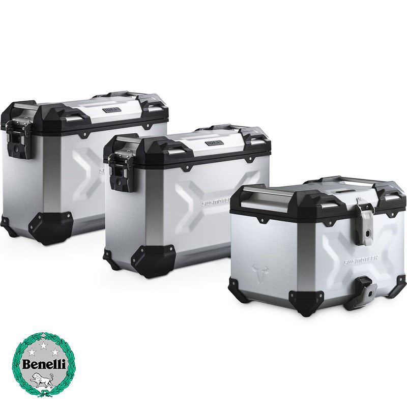 PACK MALETAS LATERALES + BAUL + BOLSAS + SOPORTES SW-MOTECH BENELLI ADV.19.806.75000/S