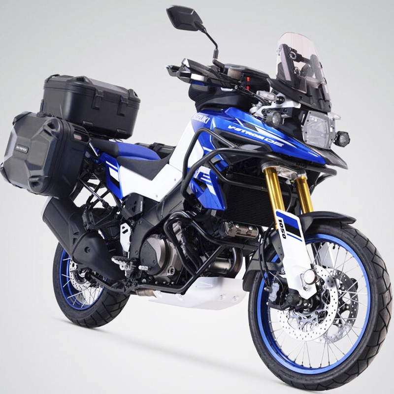 PACK MALETAS LATERALES + SOPORTES SW-MOTECH DUSC SUZUKI KFT.05.965.65000/B