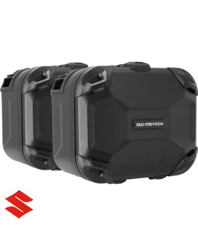 PACK MALETAS LATERALES + SOPORTES SW-MOTECH DUSC SUZUKI KFT.05.845.65000/B