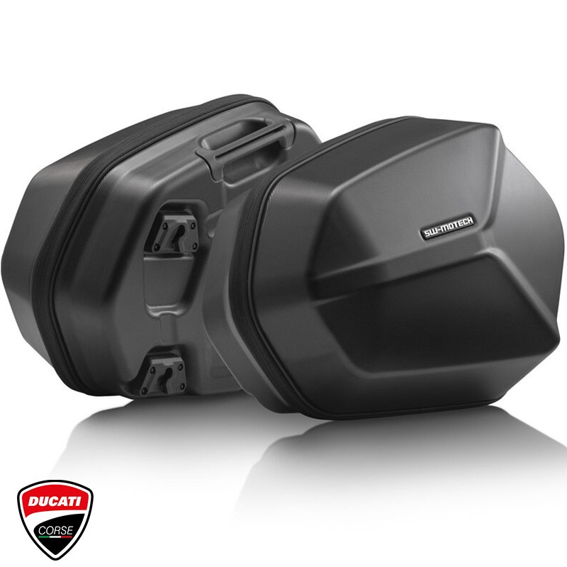 PACK MALETAS LATERALES + SOPORTES + BOLSAS SW-MOTECH AERO ABS DUCATI KFT.22.995.60100/B