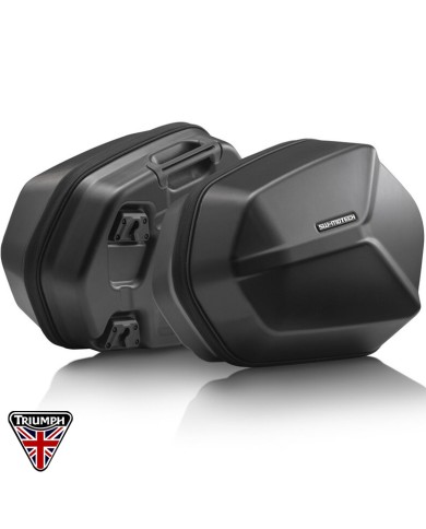 PACK MALETAS LATERALES + SOPORTES + BOLSAS SW-MOTECH AERO ABS TRIUMPH KFT.11.953.60101/B
