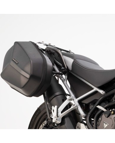 PACK MALETAS LATERALES + SOPORTES + BOLSAS SW-MOTECH AERO ABS TRIUMPH KFT.11.953.60101/B