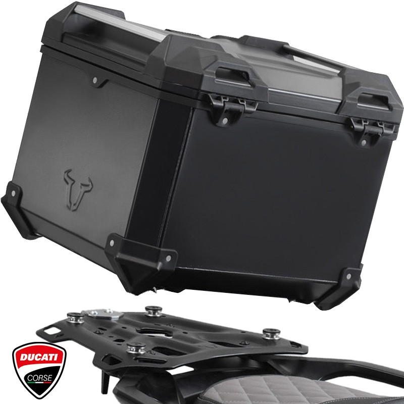 PACK SW-MOTECH BAUL 38L + HERRAJES + BOLSA DUCATI GPT.22.822.70000/B