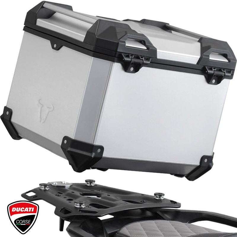 PACK SW-MOTECH BAUL 38L + HERRAJES + BOLSA DUCATI GPT.22.139.70000/S