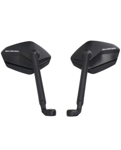 JUEGO DE RETROVISORES SW-MOTECH CORTOS ROSCA M10 X 1.25 MIR.00.850.10201