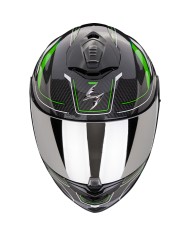 CASCO SCORPION EXO-1400 EVO II CARBON AIR MIRAGE BLACK/GREEN