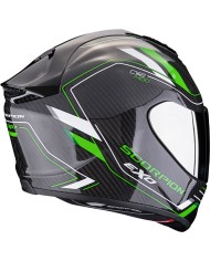 CASCO SCORPION EXO-1400 EVO II CARBON AIR MIRAGE BLACK/GREEN