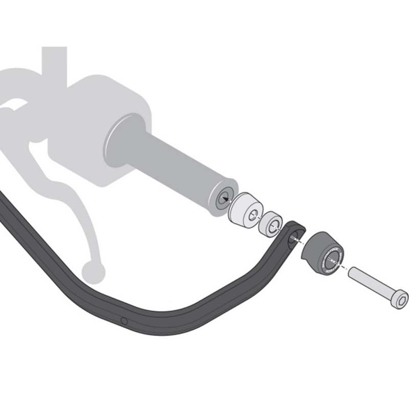 KIT DE PROTECTORES DE MANOS SW-MOTECH ADVENTURE HONDA HDG.00.220.30100/B