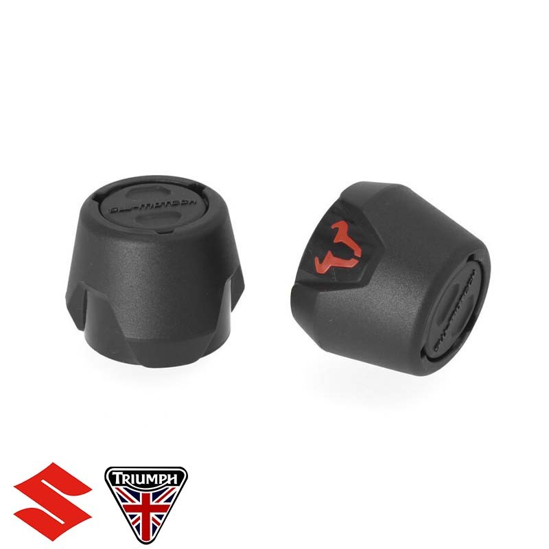 KIT DE TOPES DE CAIDA SW-MOTECH DE EJE TRASERO PARA SUZUKI STP.05.176.10301/B