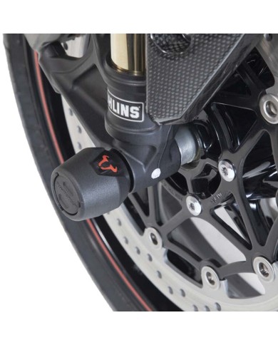 KIT DE TOPES DE CAIDA SW-MOTECH DE EJE DELANTERO PARA TRIUMPH STP.11.176.10001/B