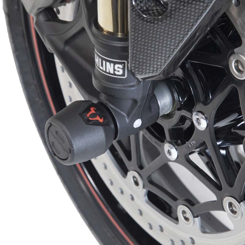 KIT DE TOPES DE CAIDA SW-MOTECH DE EJE DELANTERO PARA TRIUMPH STP.11.176.10001/B