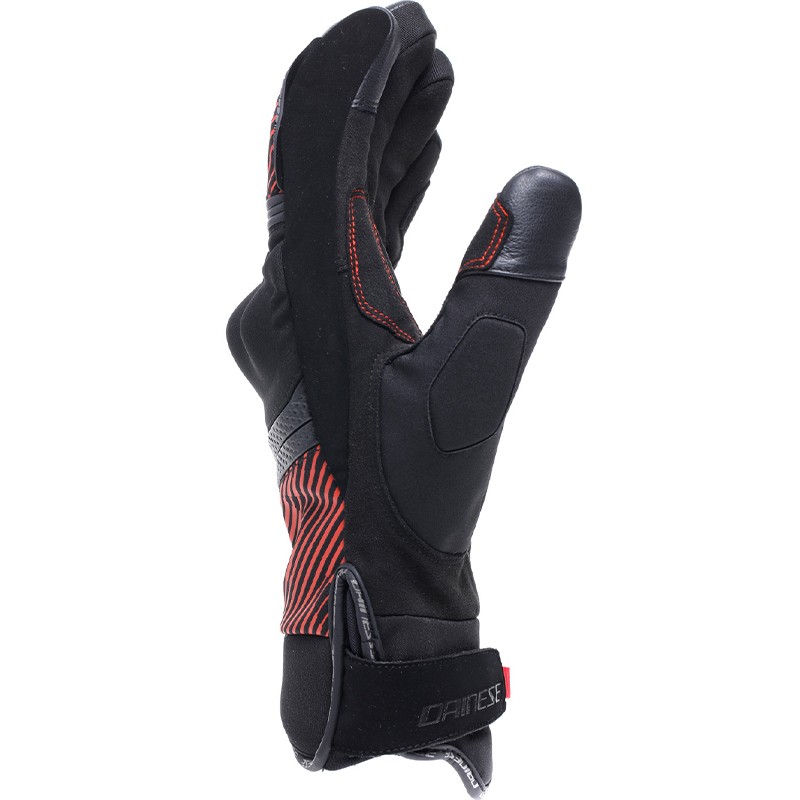GUANTES DAINESE FULMINE D-DRY NEGRO/ROJO