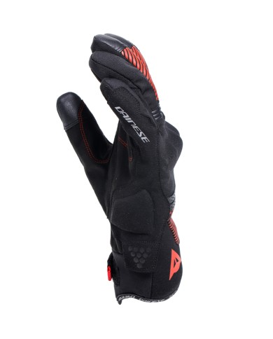GUANTES DAINESE FULMINE D-DRY NEGRO/ROJO