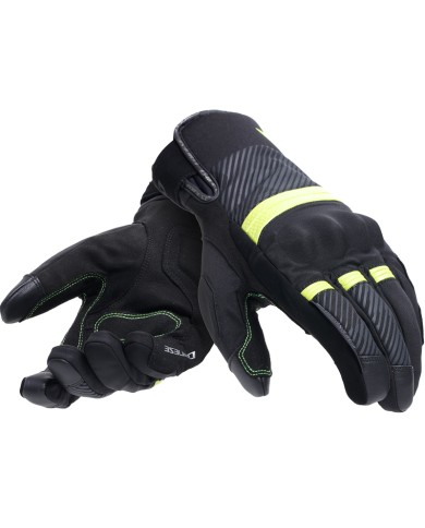GUANTES DAINESE FULMINE D-DRY NEGRO/AMARILLO