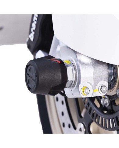 KIT DE TOPES DE CAIDA SW-MOTECH DE EJE DELANTERO PARA GUZZI STP.17.176.10100/B