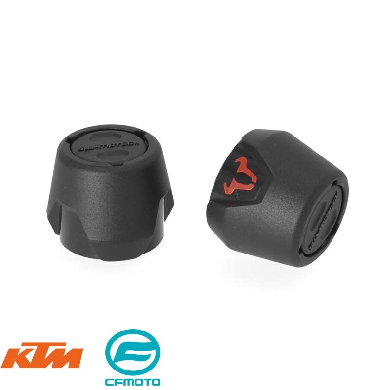 KIT DE TOPES DE CAIDA SW-MOTECH DE EJE DELANTERO PARA KTM STP.04.176.10501/B