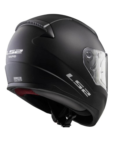 CASCO LS2 RAPID II NEGRO MATE ECE-06