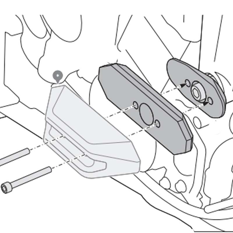 KIT DE TOPES ANTICAIDA YAMAHA STP.06.590.11400/B
