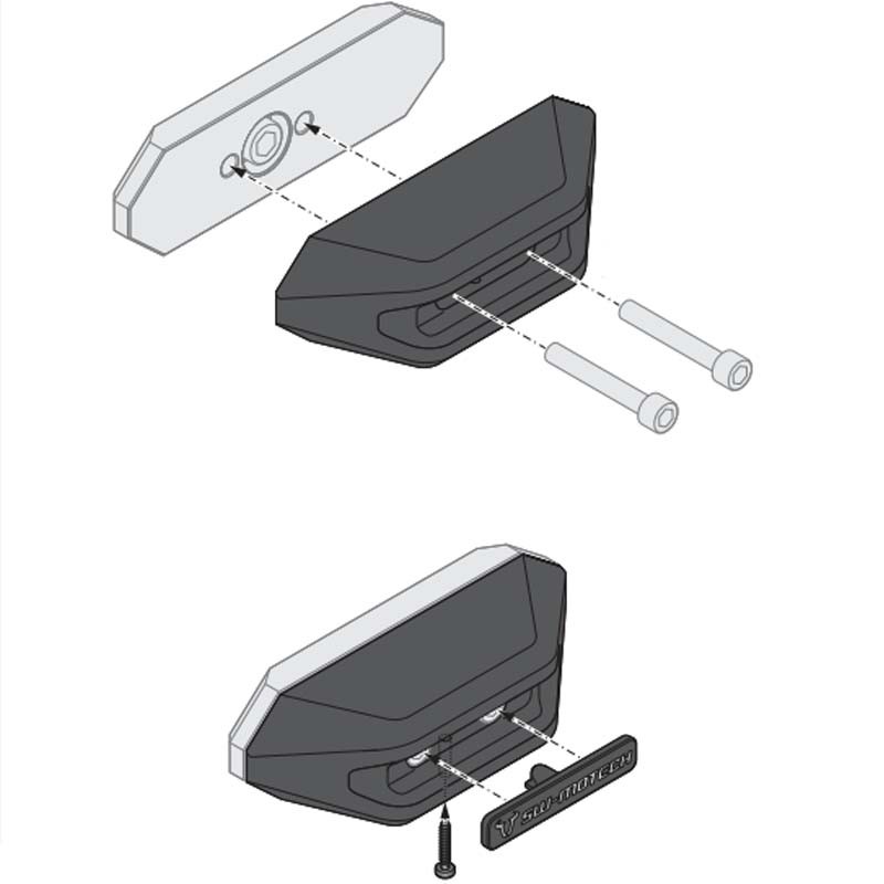 KIT DE TOPES ANTICAIDA SW-MOTECH YAMAHA STP.06.590.11101/B