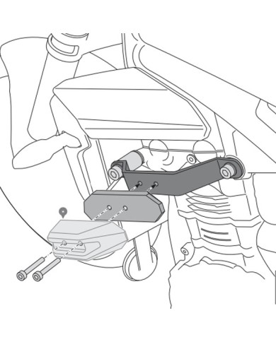 KIT DE TOPES ANTICAIDA SW-MOTECH TRIUMPH STP.11.590.10600/B