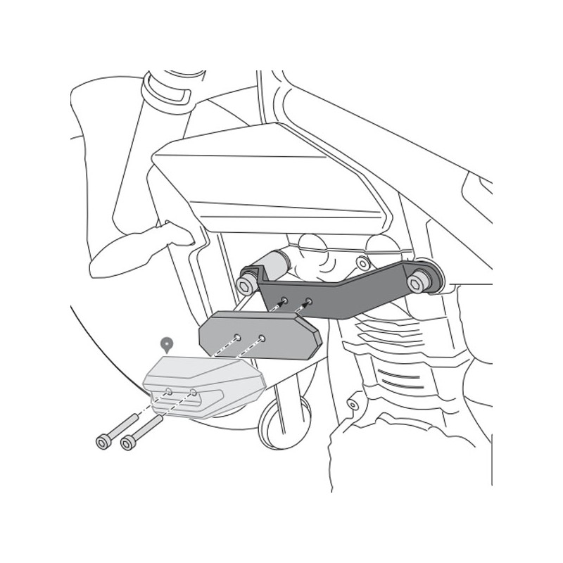 KIT DE TOPES ANTICAIDA SW-MOTECH TRIUMPH STP.11.590.10600/B