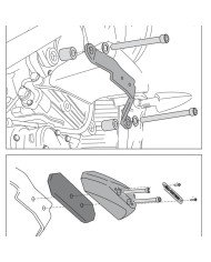 KIT DE TOPES ANTICAIDA SW-MOTECH TRIUMPH STP.11.590.10300/B