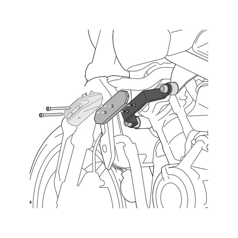 KIT DE TOPES ANTICAIDA SW-MOTECH TRIUMPH STP.11.590.10501/B