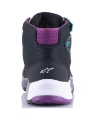 ZAPATILLAS ALPINESTARS CR-X DRYSTAR WOMAN BlACK/BLUE/PURPLE