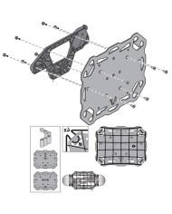 KIT DE FIJACION LATERAL SW-MOTECH UNIVERSAL IZQUIERDO HTA.00.401.15100