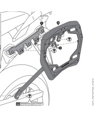 KIT DE FIJACION MALETAS LATERALES SW-MOTECH SUZUKI KFT.05.936.30000/B