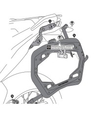 KIT DE FIJACION MALETAS LATERALES SW-MOTECH KTM KFT.04.521.30000/B