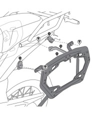 KIT DE FIJACION MALETAS LATERALES SW-MOTECH BENELLI KFT.19.806.30000/B