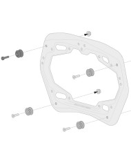 KIT ADAPTADOR SW-MOTECH PARA SOPORTES DE MALETAS PRO A MALETAS AERO KFT.00.152.35200